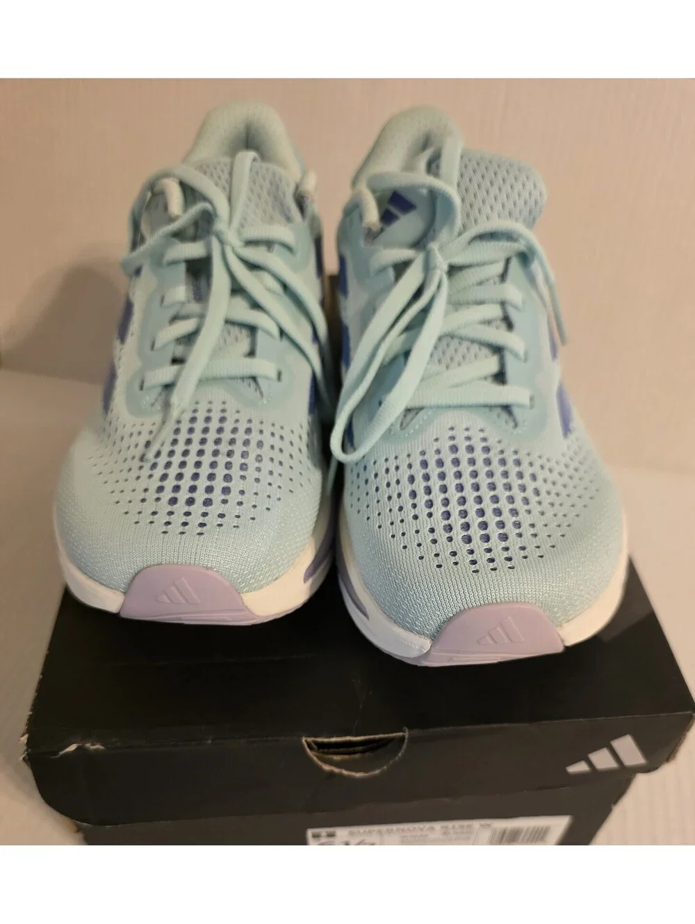 adidas Supernova Rise Womens Running Shoes Semi Flash Aqua Blue ID3595 NIB 6.5